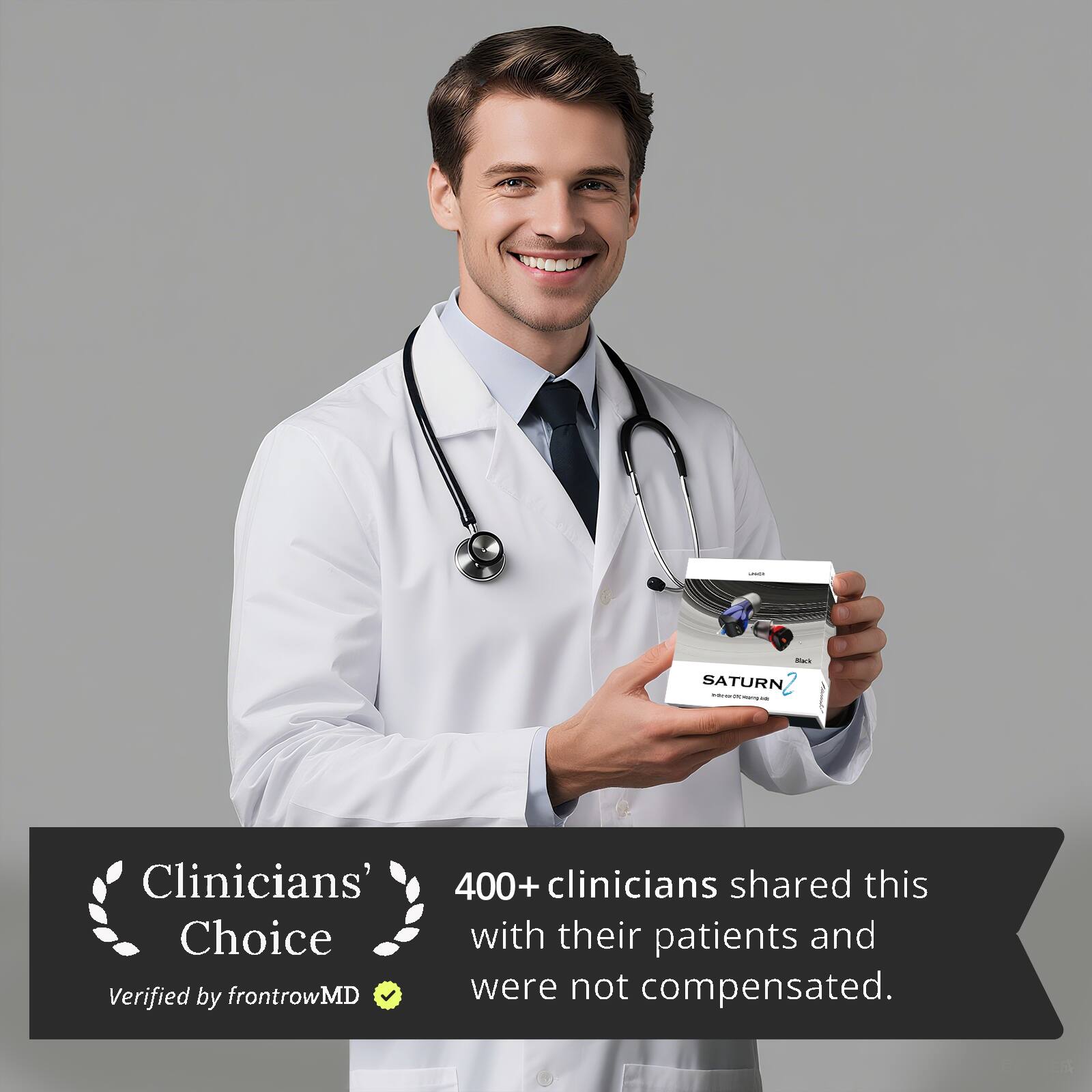 Clinicians' Choice  
Verified by frontrowMD  

400+ clinicians shared this with their patients and were not compensated.