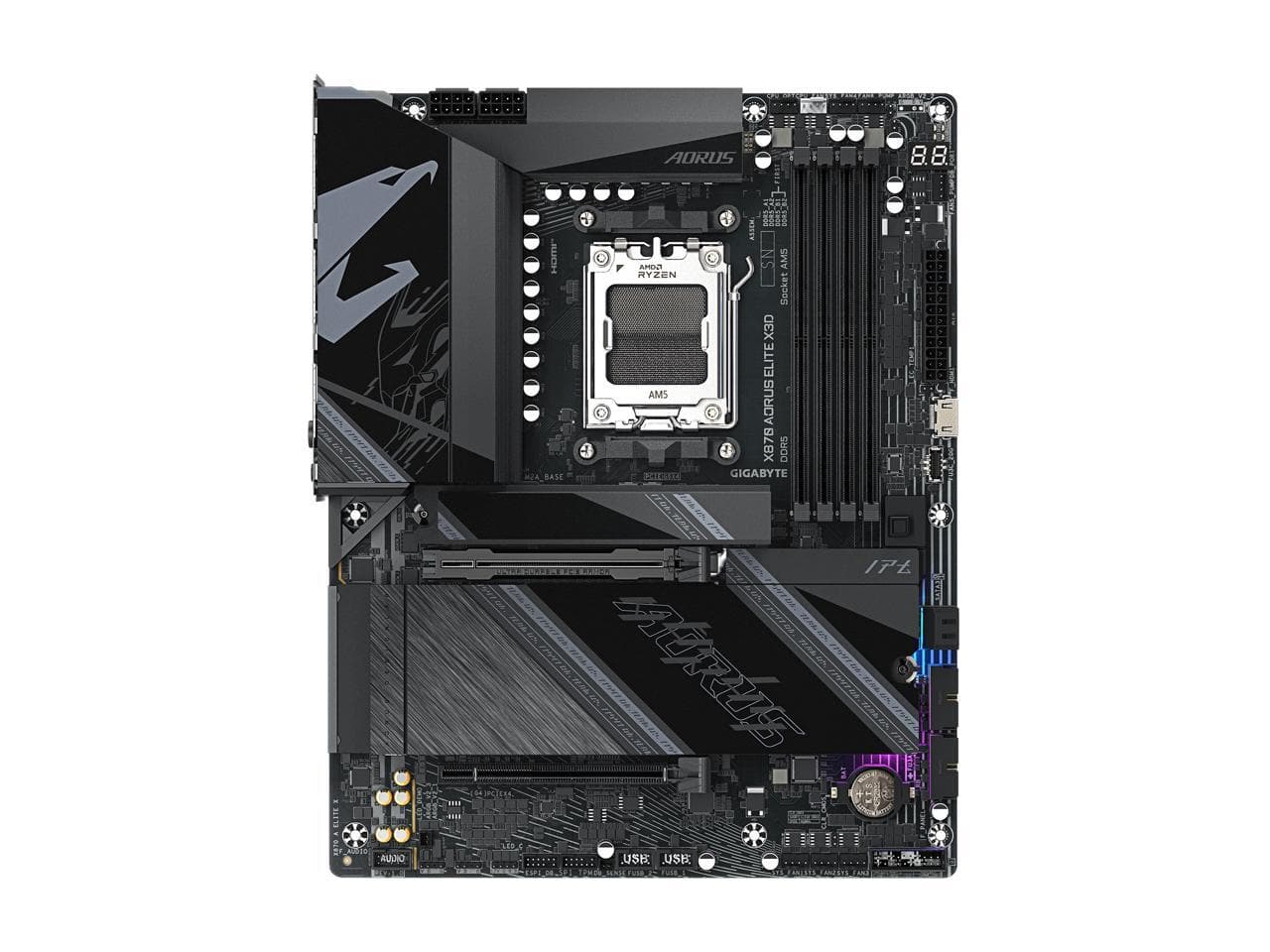 GIGABYTE X870 AORUS ELITE X3D ATX Motherboard DDR5 PCIe 5.0 WiFi 7