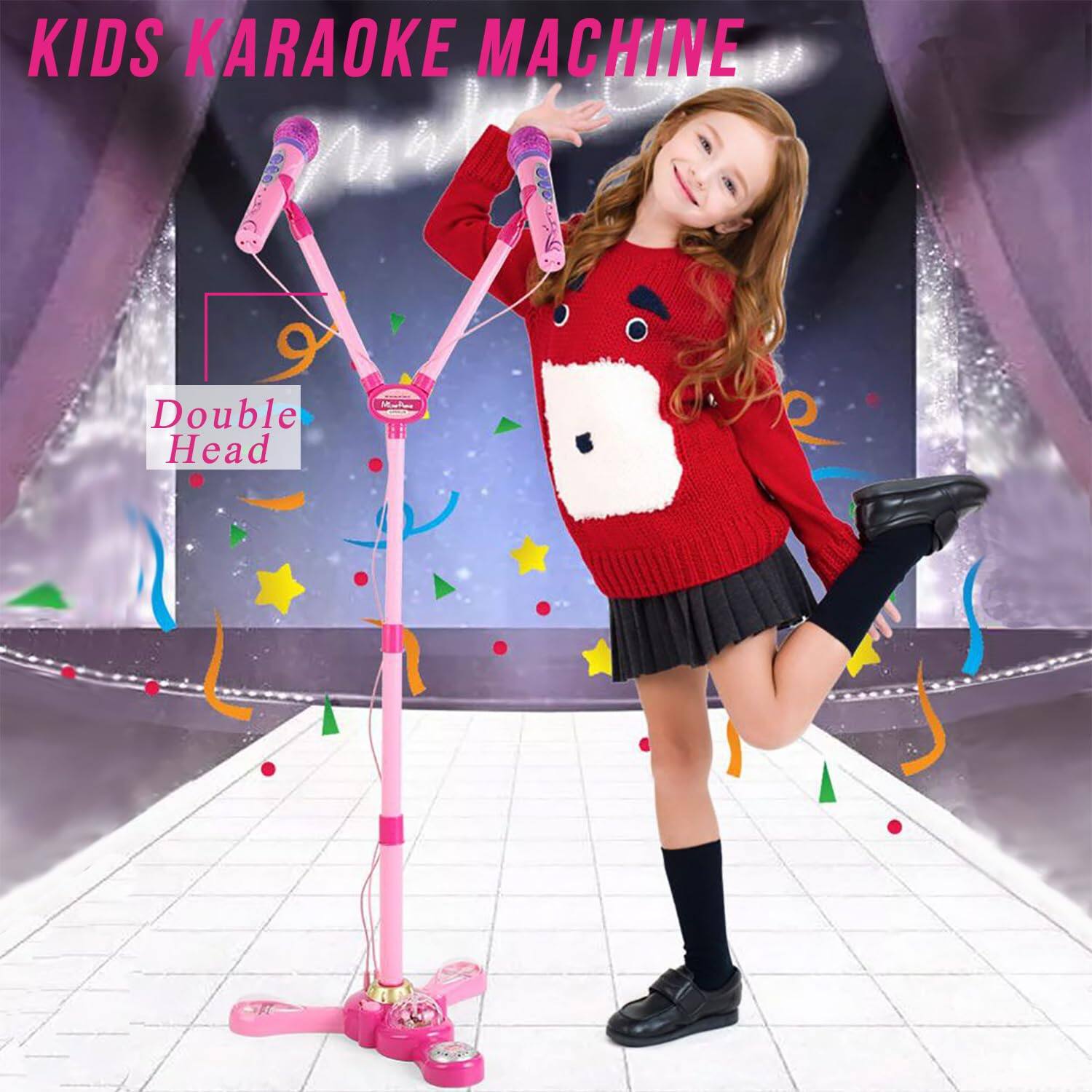 KIDS KARAOKE MACHINE  
Double Head