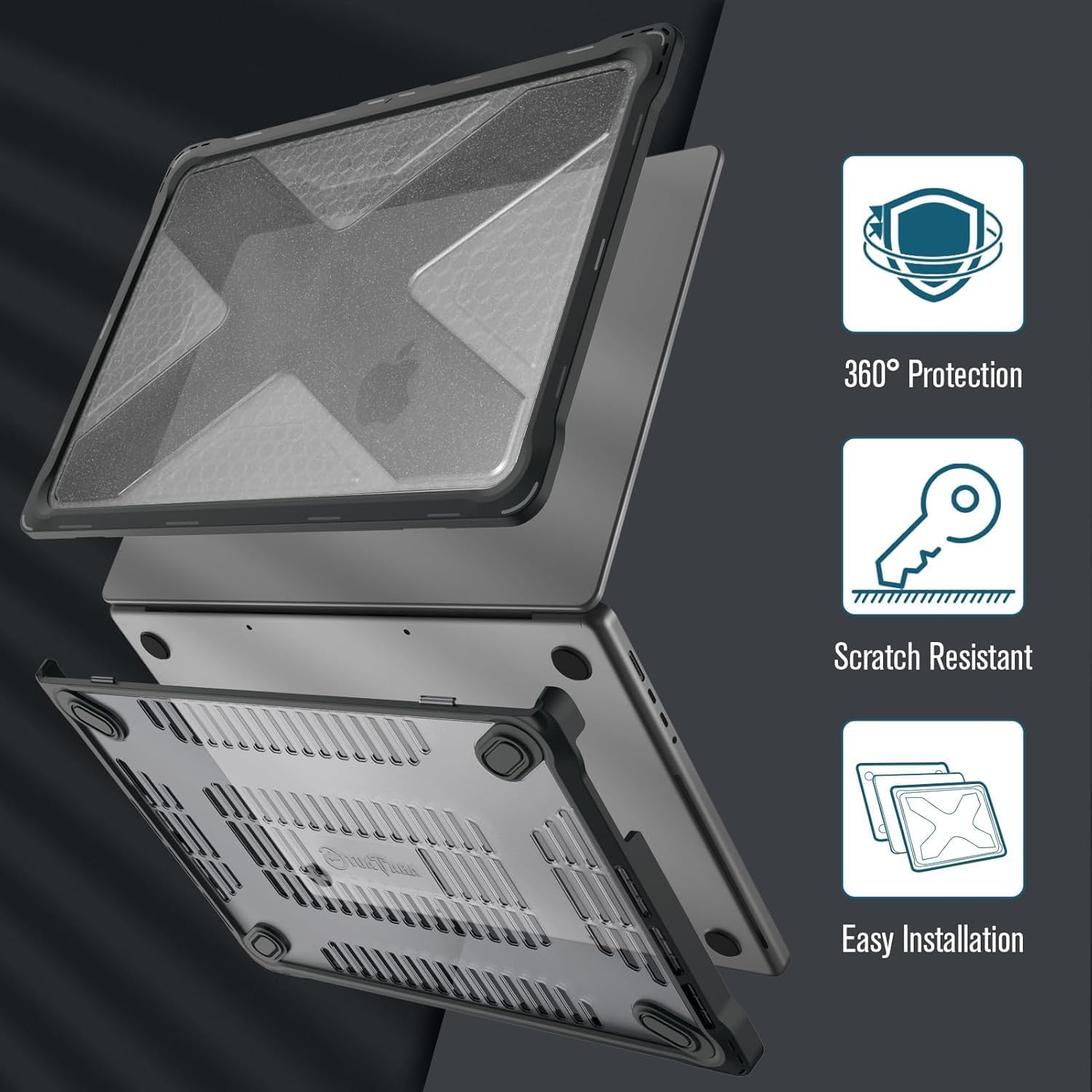 360° Protection  
Scratch Resistant  
DrusTana  
Easy Installation