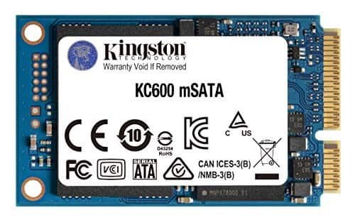 Kingston KC600 1 TB Solid State Drive mSATA Internal SATA (SATA