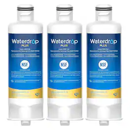 Waterdrop - Plus WDP-F45 Water Filter NSF/ANSI 401&53&372 Certified, 3 Pack - White
