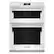 Front. KitchenAid - 30" Built-In Electric Convection Double Wall Combination with Microwave and Air Fry Mode - White.