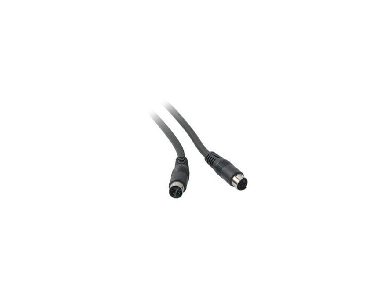 Cables to Go - C2G 40915 Value Series S-Video Cable, Black (6 Feet, 1.82 Meters)