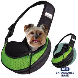 Katziela - Expandable Sling Bag - Front Shoulder Pet Carrier for Small Dog, Cat and Puppy