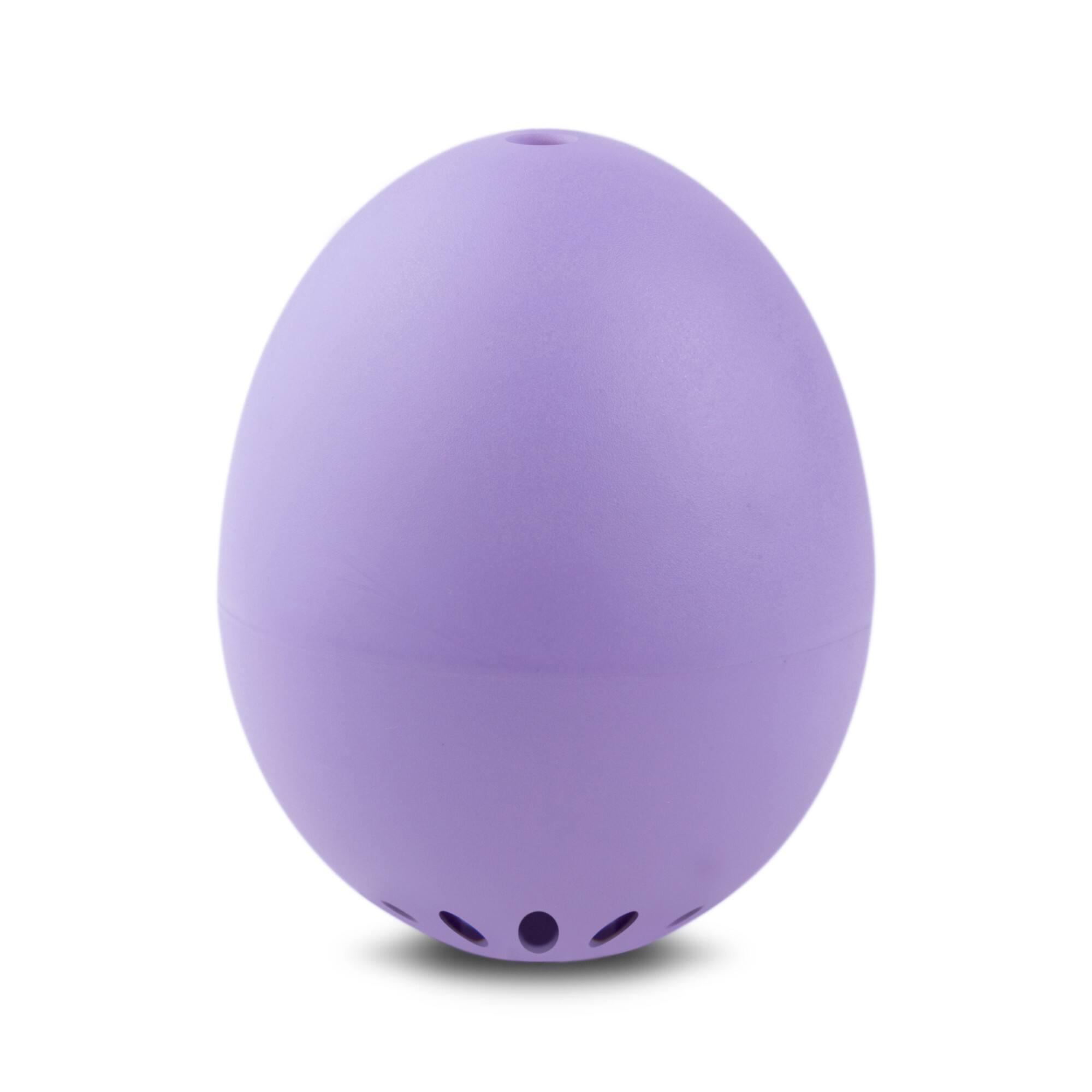 Left. BrainStream - BrainStream BeepEgg Basic Egg Timer, Purple, Temperature-Sensitive Tunes for Soft Medium Hard Boiled - Purple.