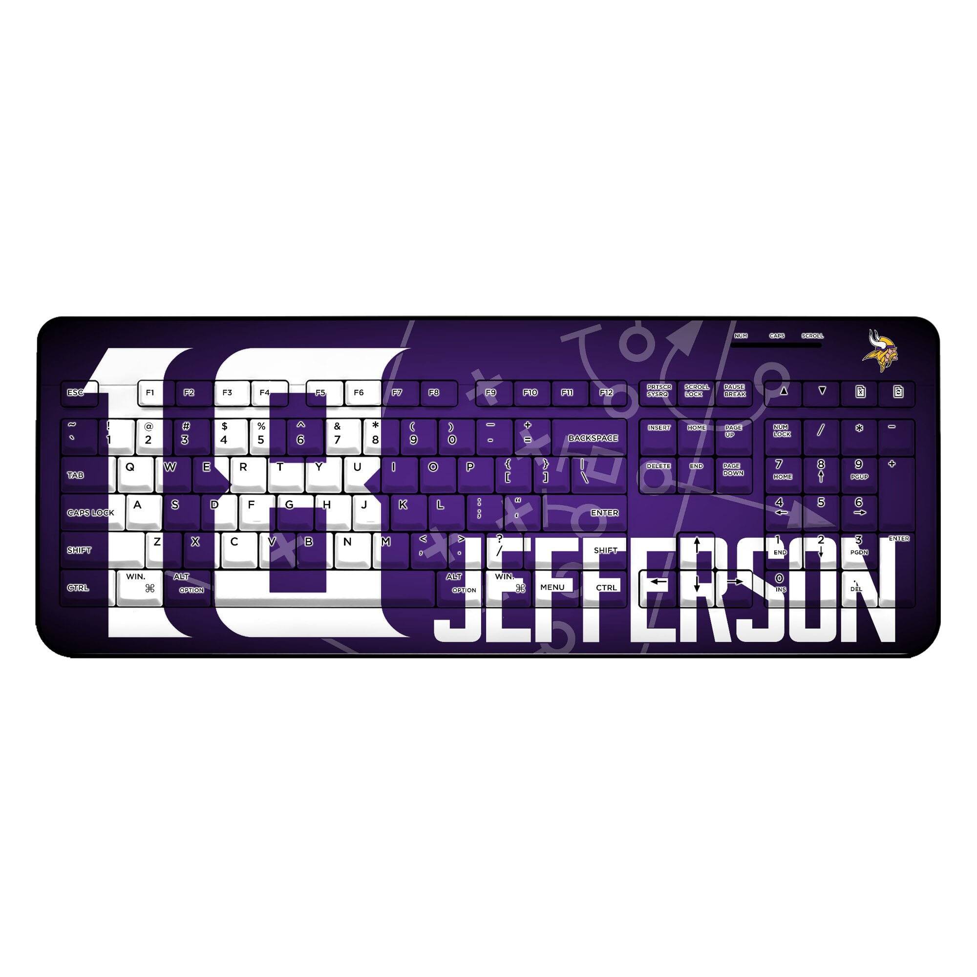 Sure, here is the corrected and grouped text from the image:
---
**Top Left:**
- 10
- TO
**Top Center:**
- JEFFERSON
**Top Right:**
- 4
- 5
- 6
- 2
- 3
- ENTER
**Left Side:**
- ESC
- F1
- F2
- F3
- F4
- F5
- F6
- F7
- F8
- F9
- F10
- F11
- F12
- PAUSE
- DELETE
- INSERT
- HOME
- PAGE UP
- END
- PAGE DOWN
- NUM LOCK
- / ?
- * (
- - _
- + =
- BACKSPACE
**Number Row:**
- 1
- 2
- 3
- 4
- 5
- 6
- 7
- 8
- 9
- 0
- -
- =
- ENTER
**Main Keyboard:**
- Q
- W
- E
- R
- T
- Y
- U
- I
- O
- P