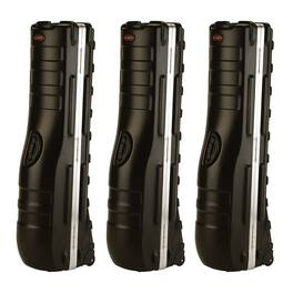 SKB - Cases ATA Deluxe Hard Plastic Storage Wheeled Golf Bag Travel Case (3 Pack) - Black