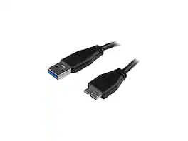StarTech.com - 3m (10ft) Slim SuperSpeed USB 3.0 A to Micro B Cable - M/M