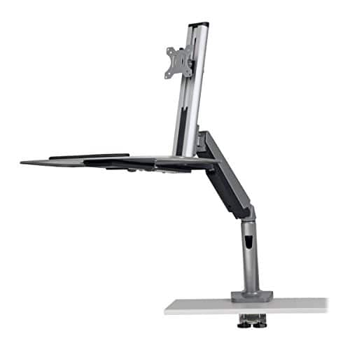 Tripp Lite - WorkWise Desk Mount for Workstation, Flat Panel Display, Monitor, TV, Display Screen - Black