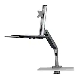 Tripp Lite - WorkWise Desk Mount for Workstation, Flat Panel Display, Monitor, TV, Display Screen - Black