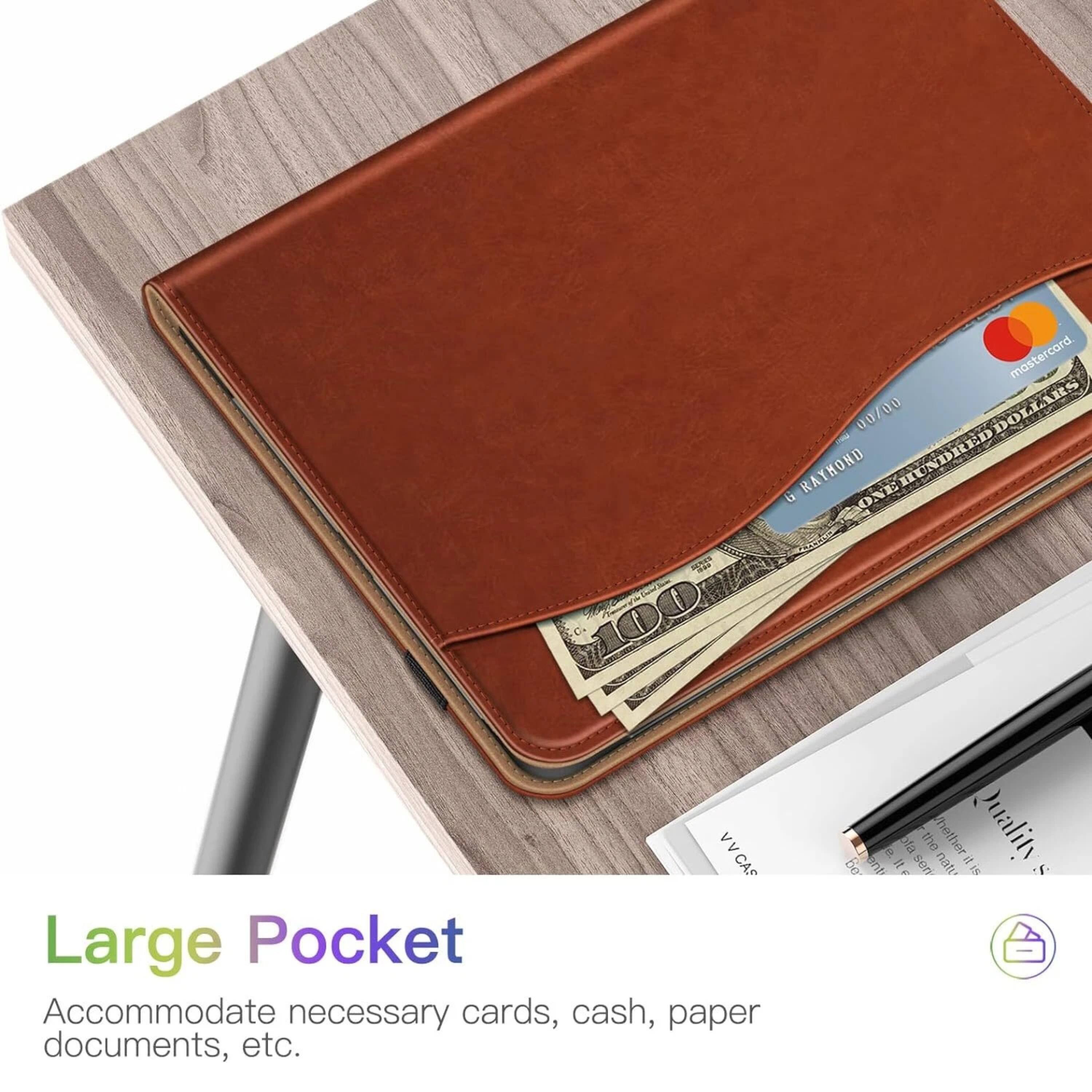 Large Pocket

Accommodate necessary cards, cash, paper documents, etc.