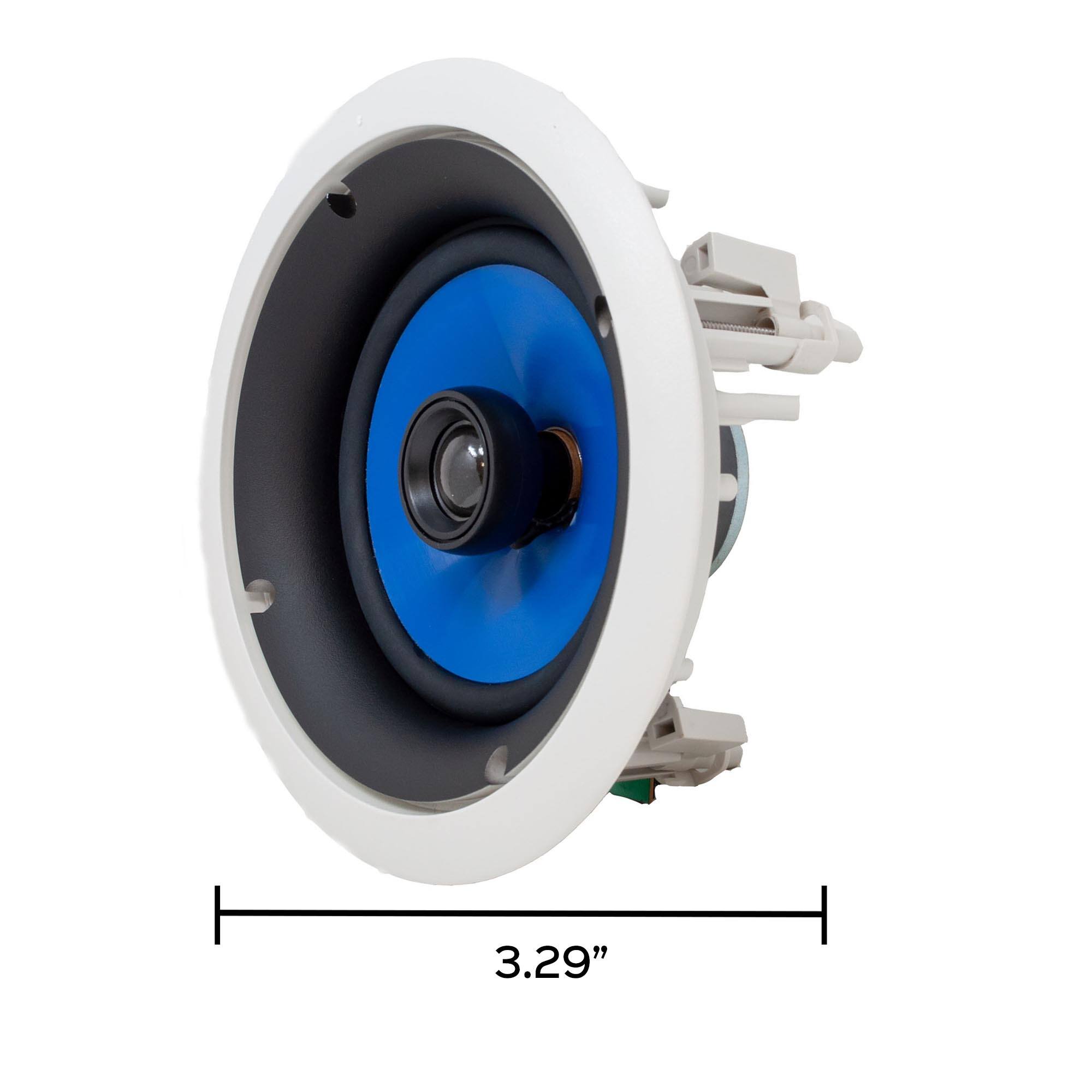 Alt View 5. Legrand - Legrand HT5650 5000 Series 6.5" In-Ceiling Speaker (Sold Individually) - Black/Gray.