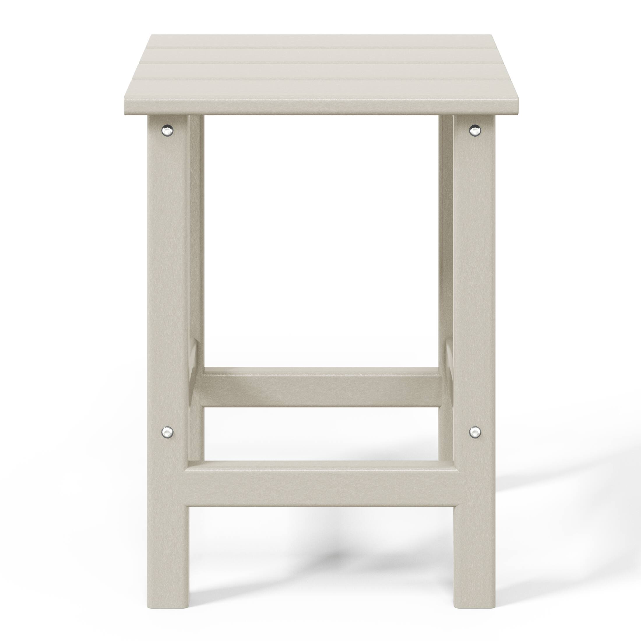 Back. WestinTrends - WestinTrends Malibu 14" square outdoor Side table for Adirondack chair - Sand.