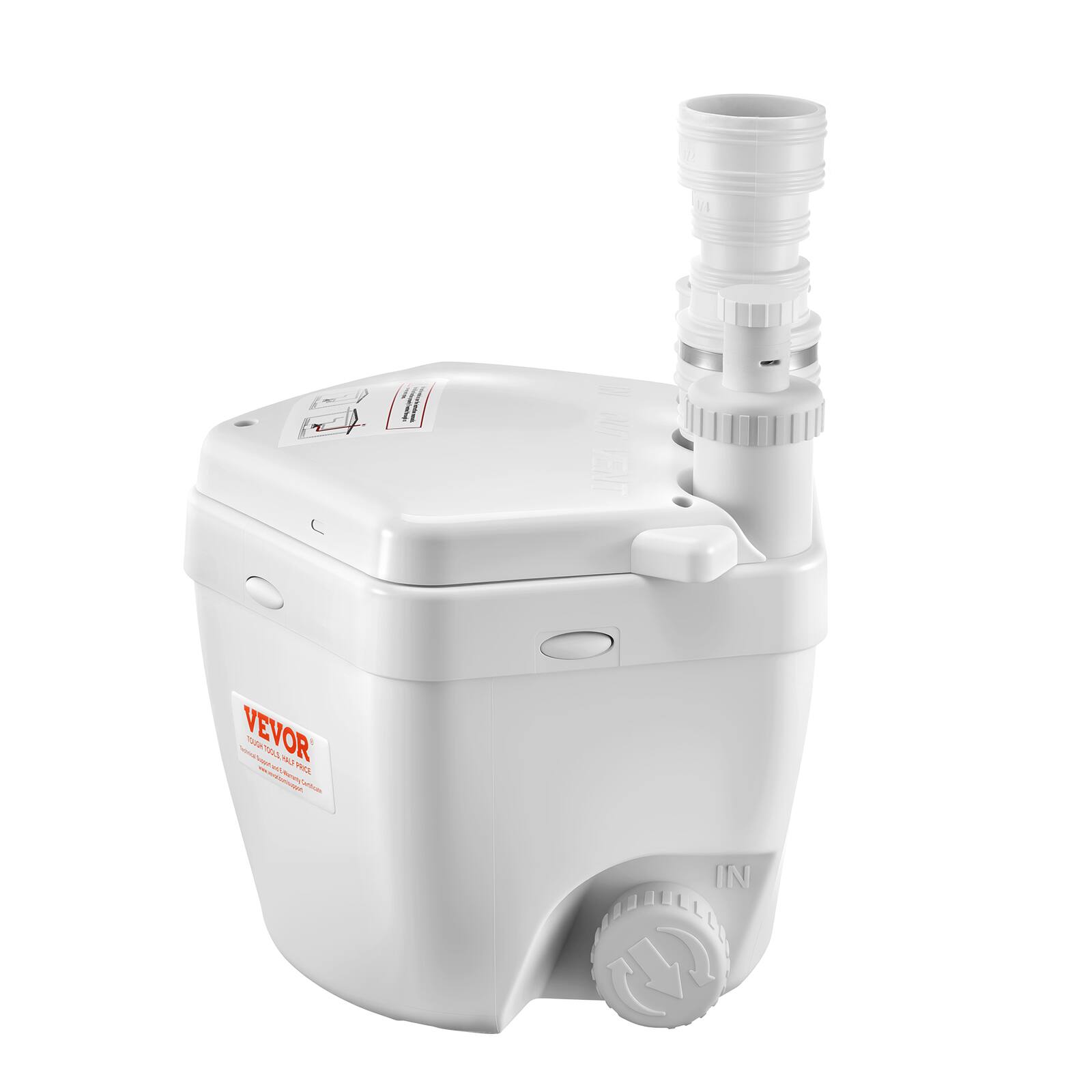 IN out VENT  
VEVOR 1,000 CONTAINS HAT FREE  
IN (V)