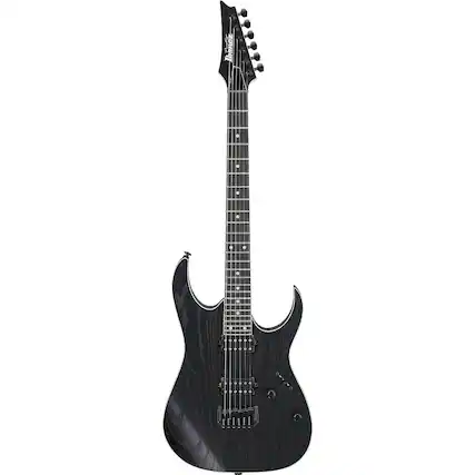 Front. Ibanez - Ibanez RG Prestige Series RGR662AHBF Electric Guitar, Weathered Black.