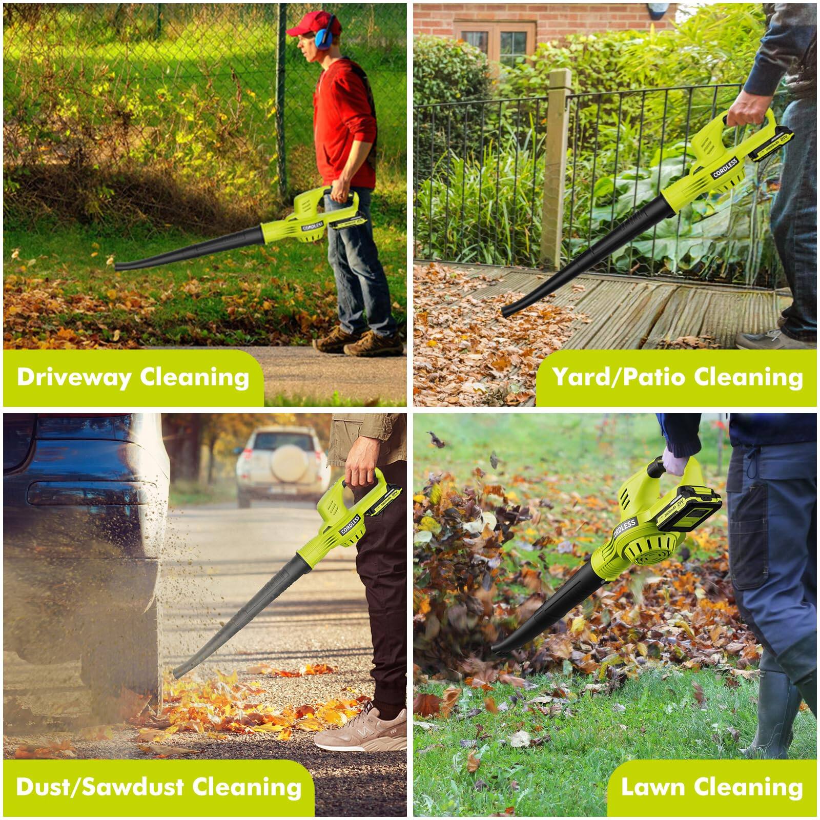 - Driveway Cleaning
- Yard/Patio Cleaning
- Dust/Sawdust Cleaning
- Lawn Cleaning
