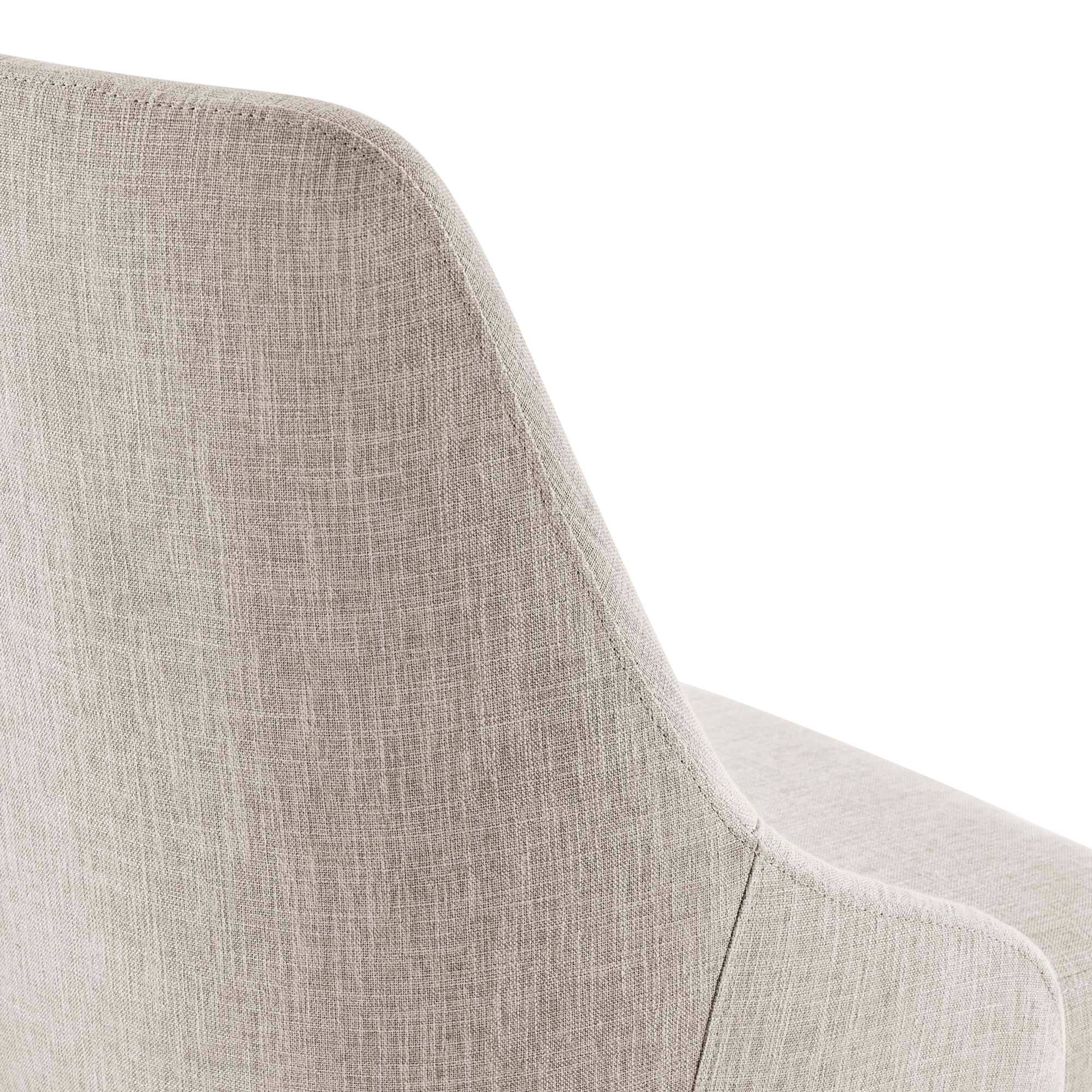 Alt View 4. Modway - Designate Swivel Upholstered Office Chair by Modway - Black Beige.