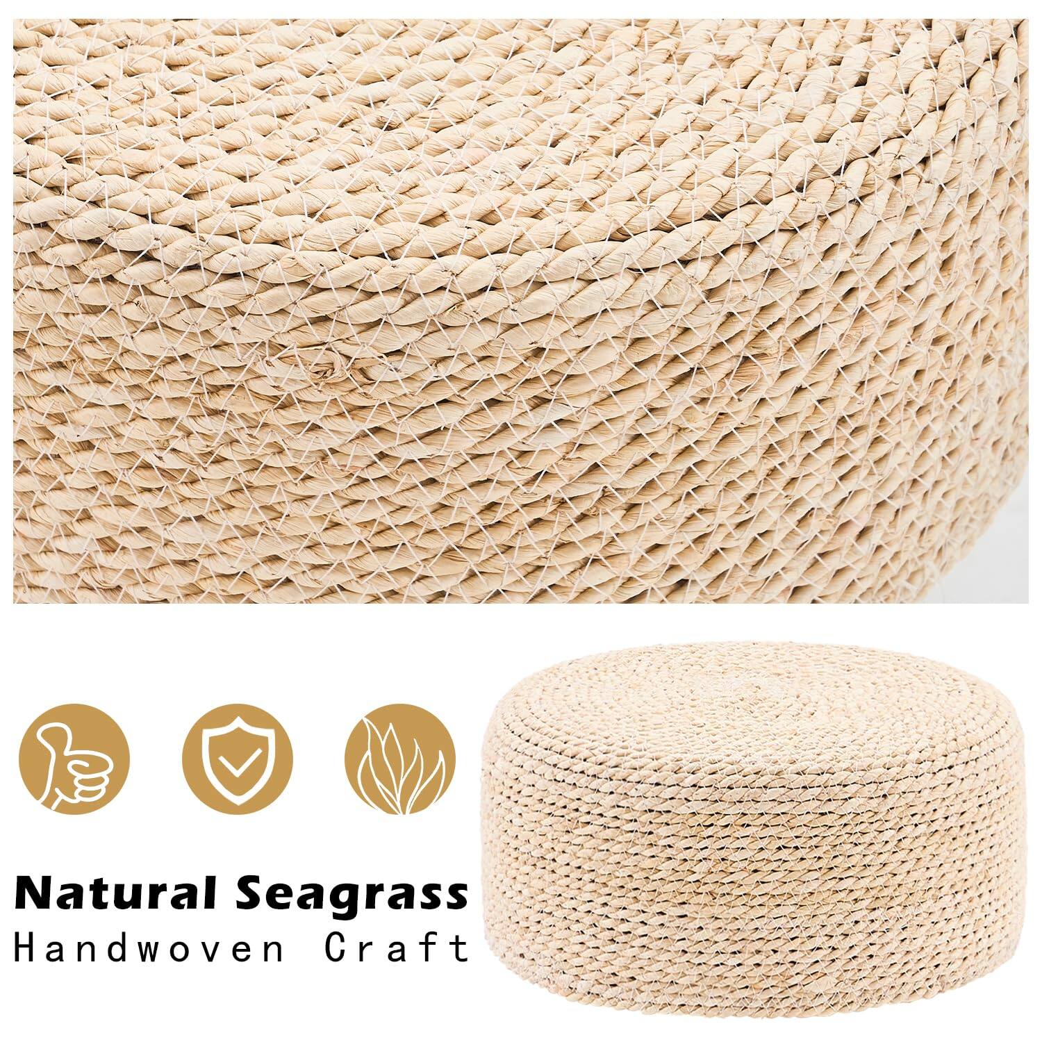 Natural Seagrass  
Handwoven Craft