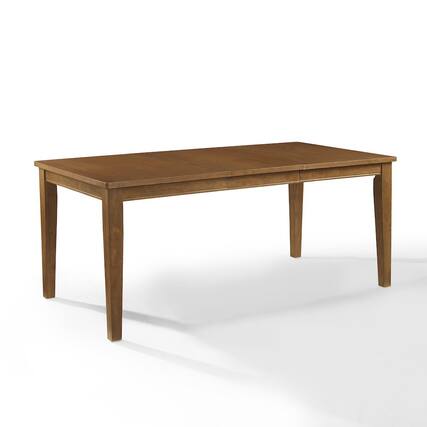 Front. Crosley Furniture - Alessia Dining Table In Brown - Brown.