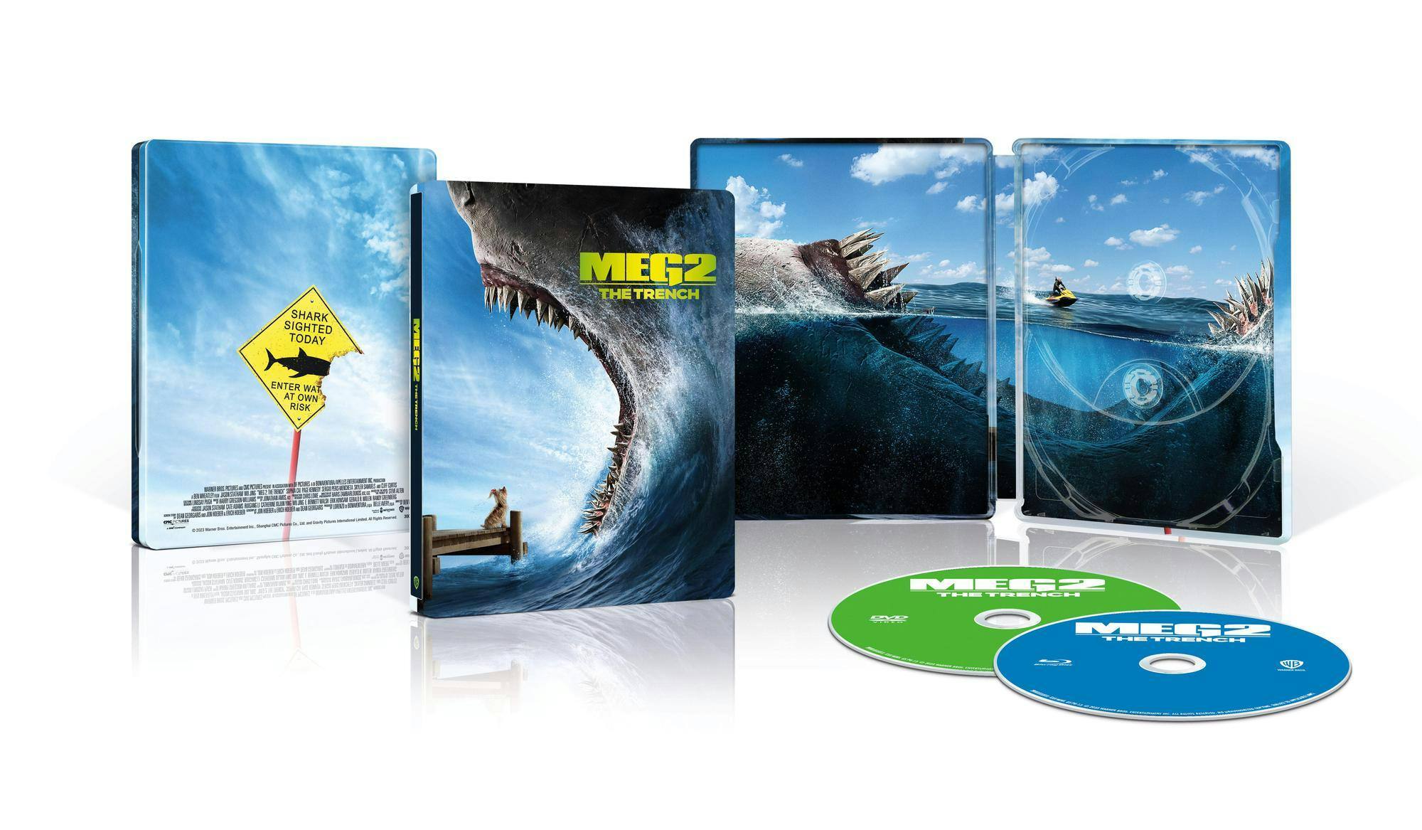 Front. Meg 2: The Trench (Limited Edition Steelbook) [Blu-ray].