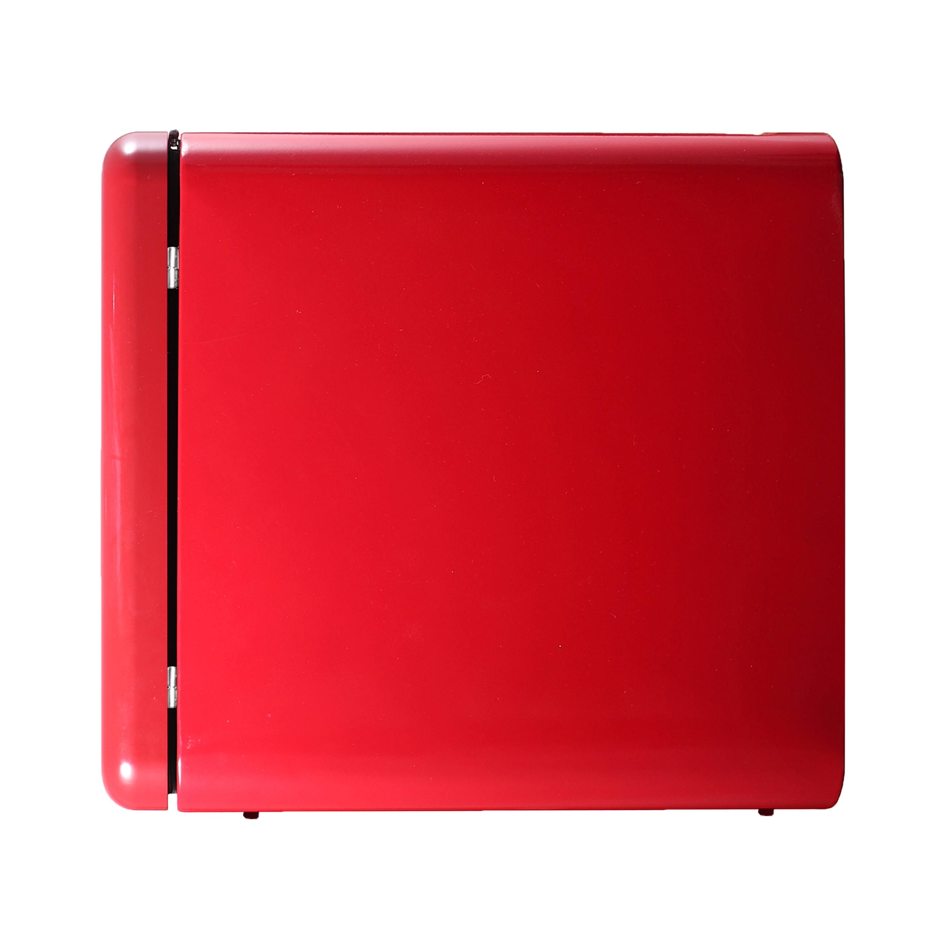 Alt View 3. Magic Chef - 1.7 cu. ft. Retro Mini Beverage Cooler in Red - Red.