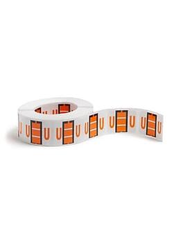 Smead - BCCR Labels File Folder Label, U, Light 500 Labels/Pack - Orange