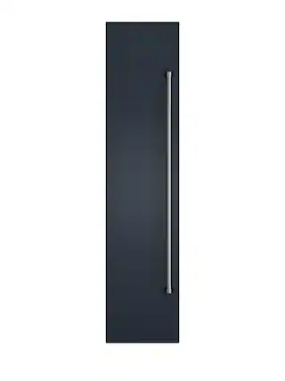 Front. Viking - 18"W Column Door Panel w/Pro-style handle - Slate Blue.