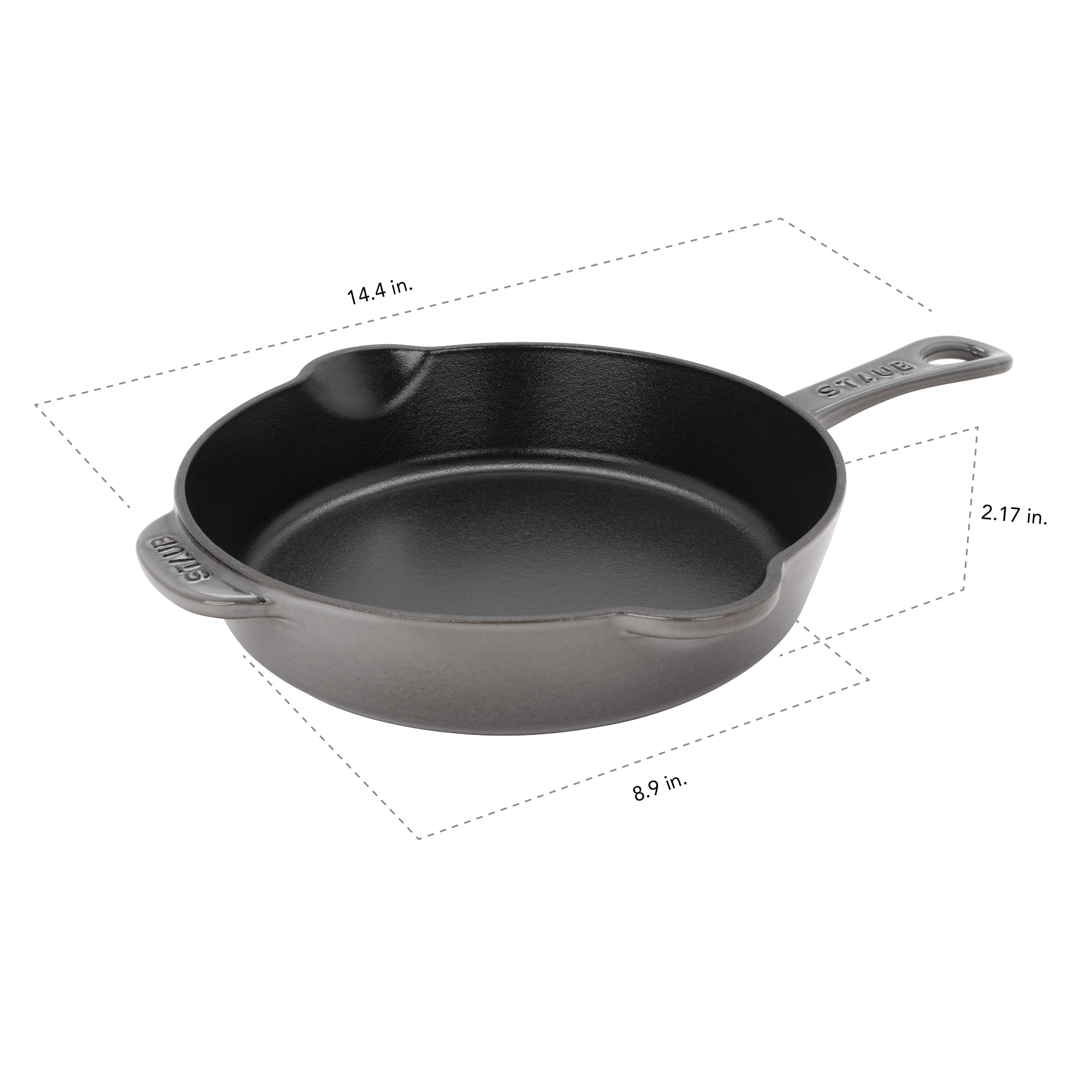 Staub Cast Iron Traditional Deep Skillet - Thumbnail 5