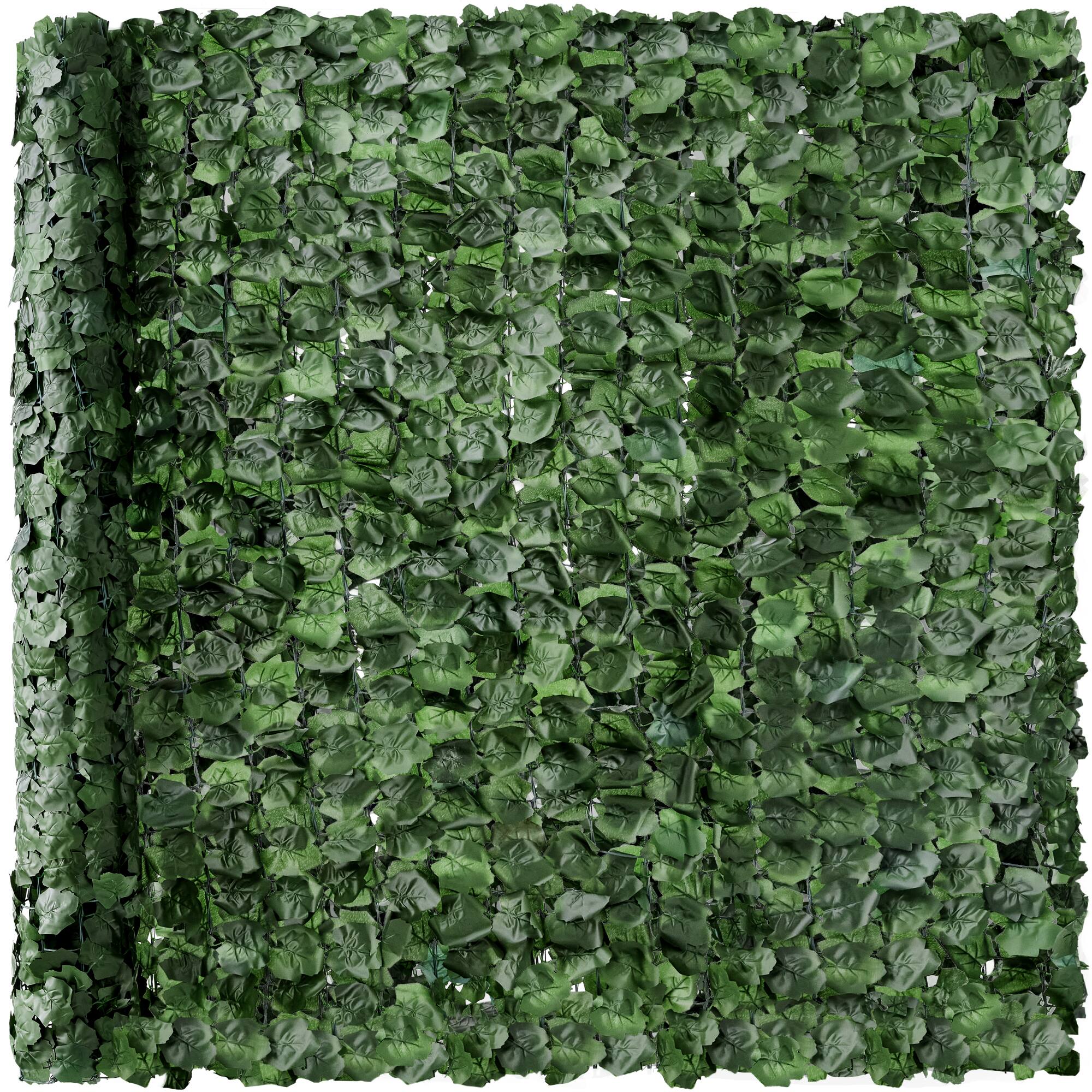 Best Choice Products - 94x39in Artificial Faux Ivy Hedge Privacy Fence Screen for Outdoor Decor, Garden, Yard - Green