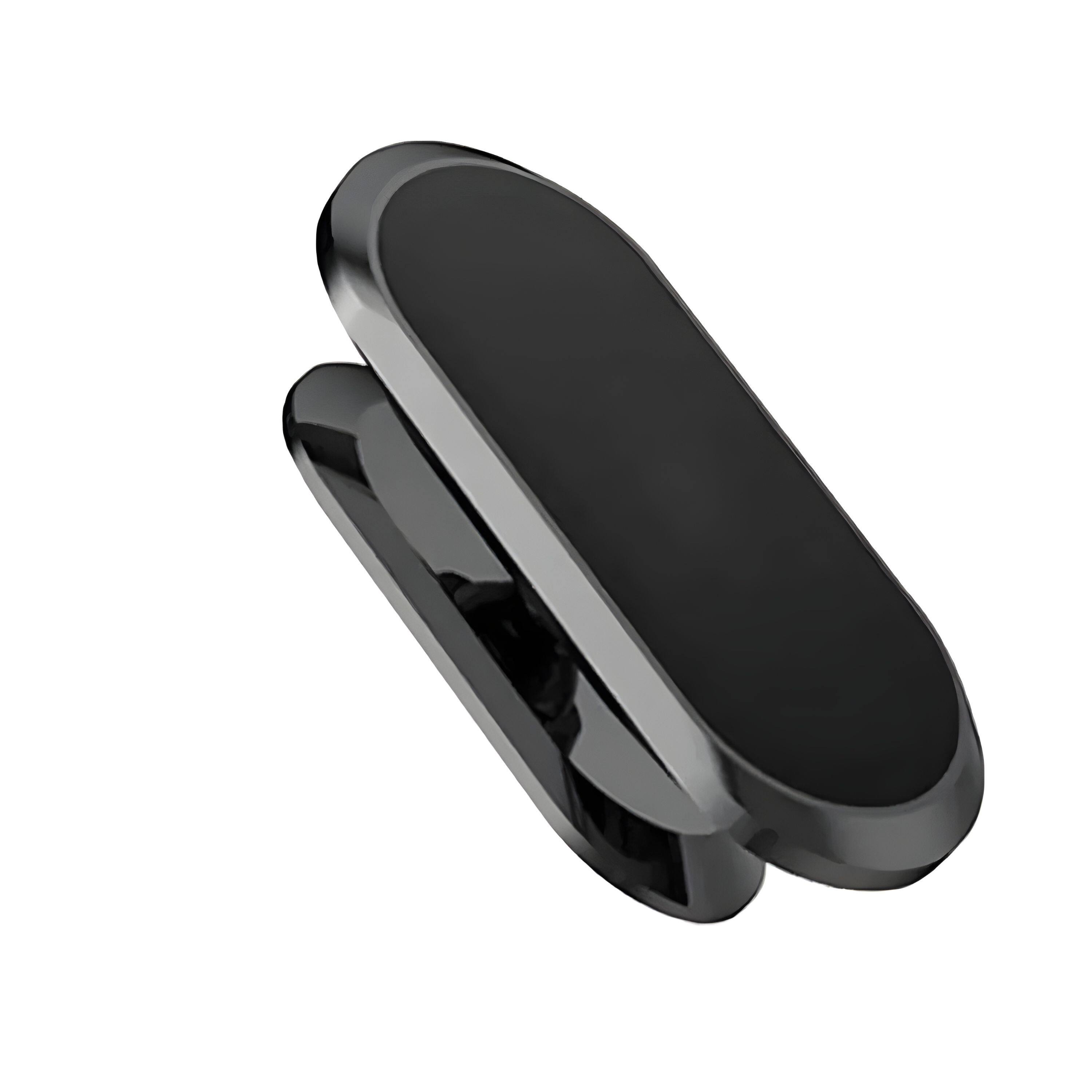 Front. Kitcheniva - 360° Magnetic Car Phone Mount Strip - Black.