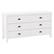Angle. CorLiving - Boston 6-Drawer Dresser - White.