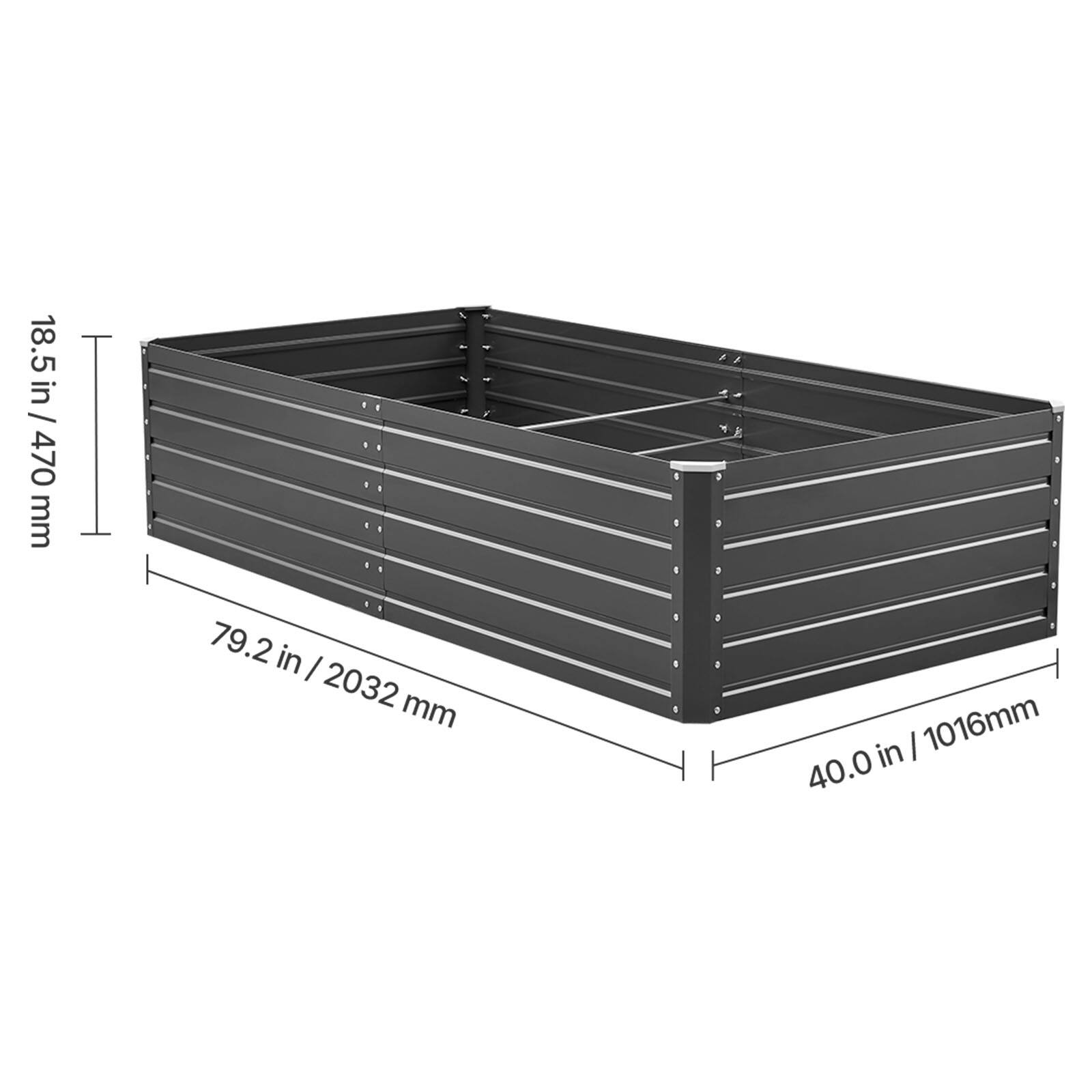 18.5 in / 470 mm  
79.2 in / 2032 mm  
40.0 in / 1016 mm