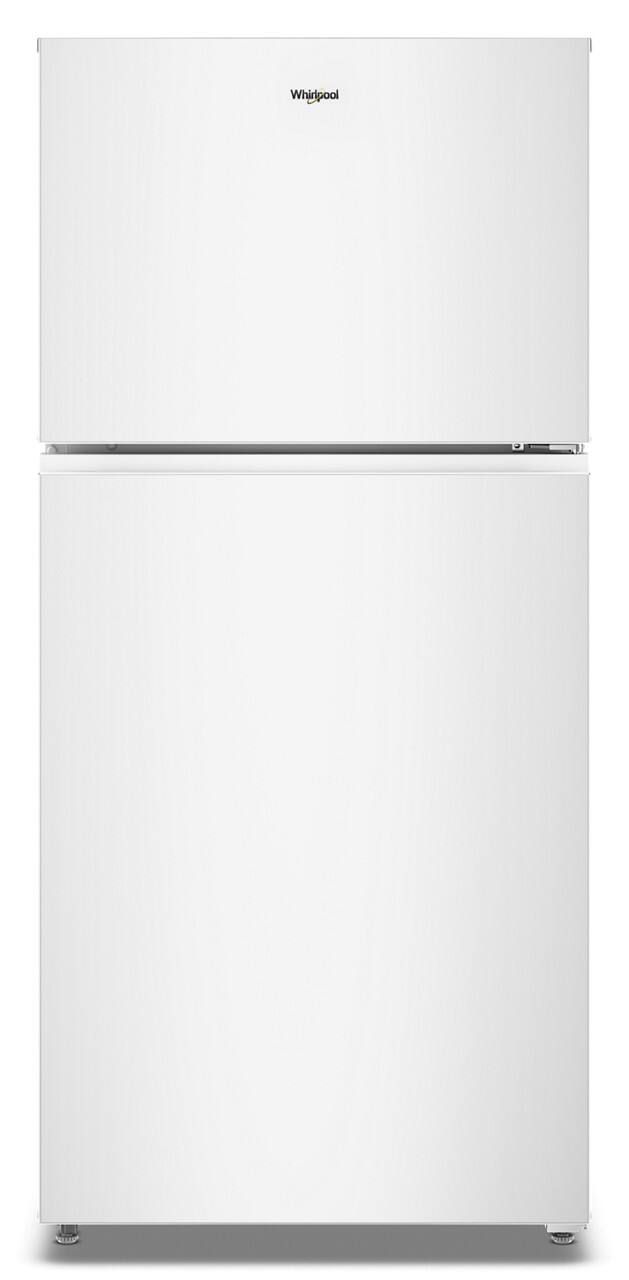 Whirlpool - 19.3 Cu. Ft. Top-Freezer Refrigerator with Total Coverage Cooling - White