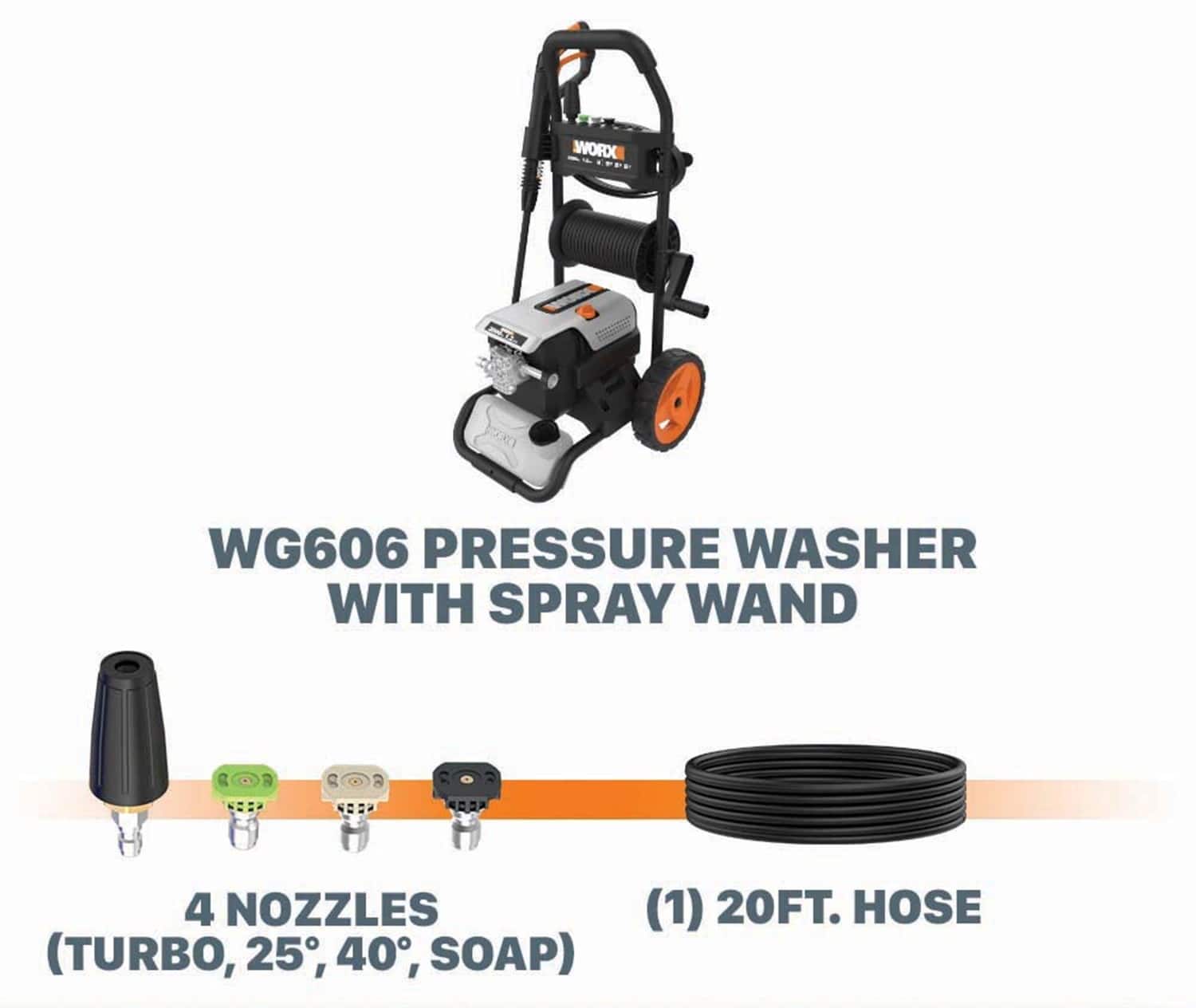 Alt View 17. WORX - Electric Pressure Washer up to 2000 PSI - Black.