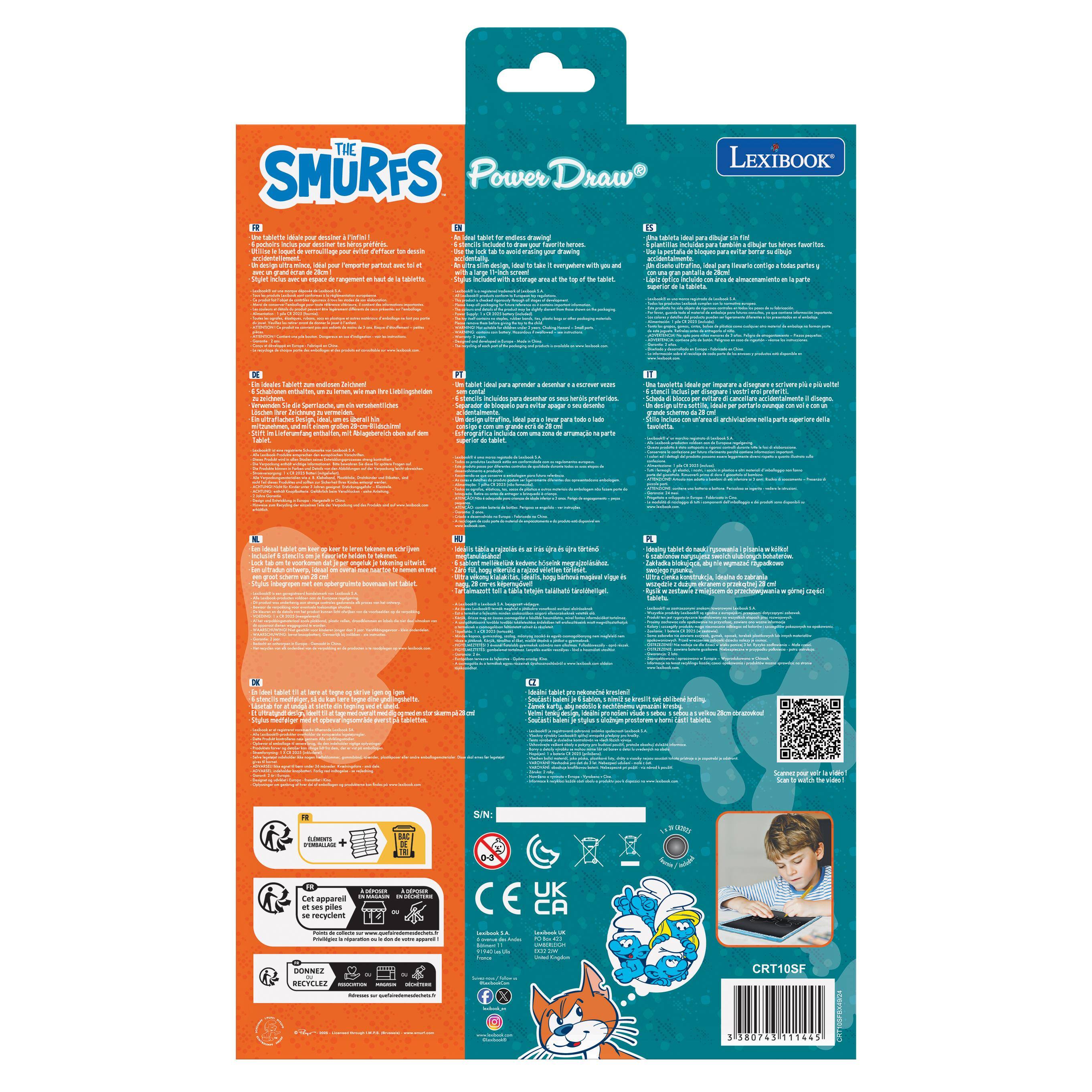 THE LEXIBOOK SMURFS Power Draw

11S - Mune marat NauT adas - SU4 - - - p - - - esa empr as - manp pien - - Taig ig encate tg - coge tinias - - - - rpte - -p - - - - anpan - I - - - cmaian paris - auin aium - No acitom - Naurtaste tustridtes - nio - mal { - 12 - - - - ..T - - aicas - pe - - e 1 --  - - -a I - - - dagan - - - - Tage - - - - i - o  - - - - mprid taang cara 1aut rgaa ta - s - -  F.d SUs - i ala - atuns - I - - -- - ves - - han I La - - - - ehsingm - s mis - aE LL - tu apae p Perpelare UK CA - - SONSE BECLED CRT10SF 38074 111445