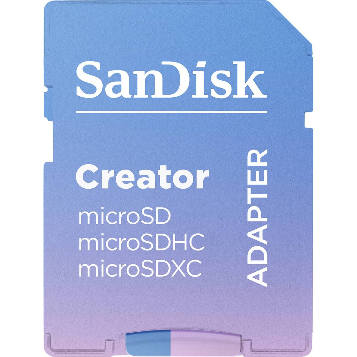 SanDisk Creator microSD ADAPTER microSDHC microSDXC