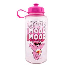 Silver Buffalo - Care Bears Love-A-Lot Bear "Mood" Water Bottle With Sports Cap | Holds 34 Ounces - Purple