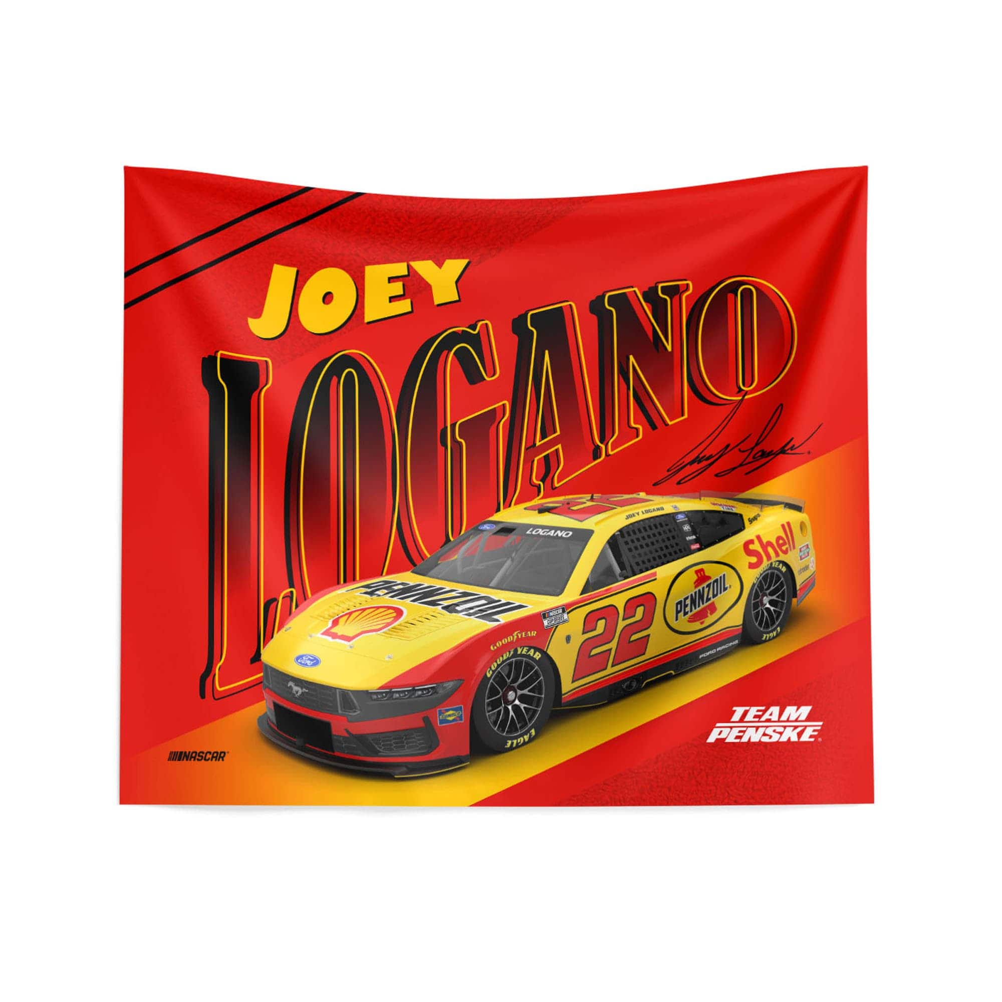 Northwest - Joey Logano Comet Car 34" x 40" Silk Touch Throw Blanket - Multicolor