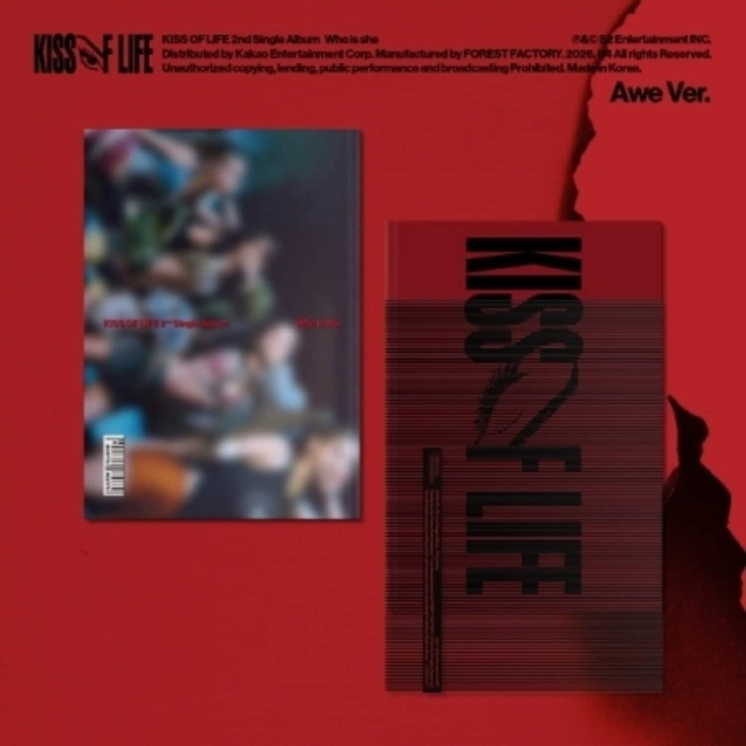 Kiss of Life - Who Is She - Awe Version   - COMPACT DISCS [CD] price history on PriceWatchPro