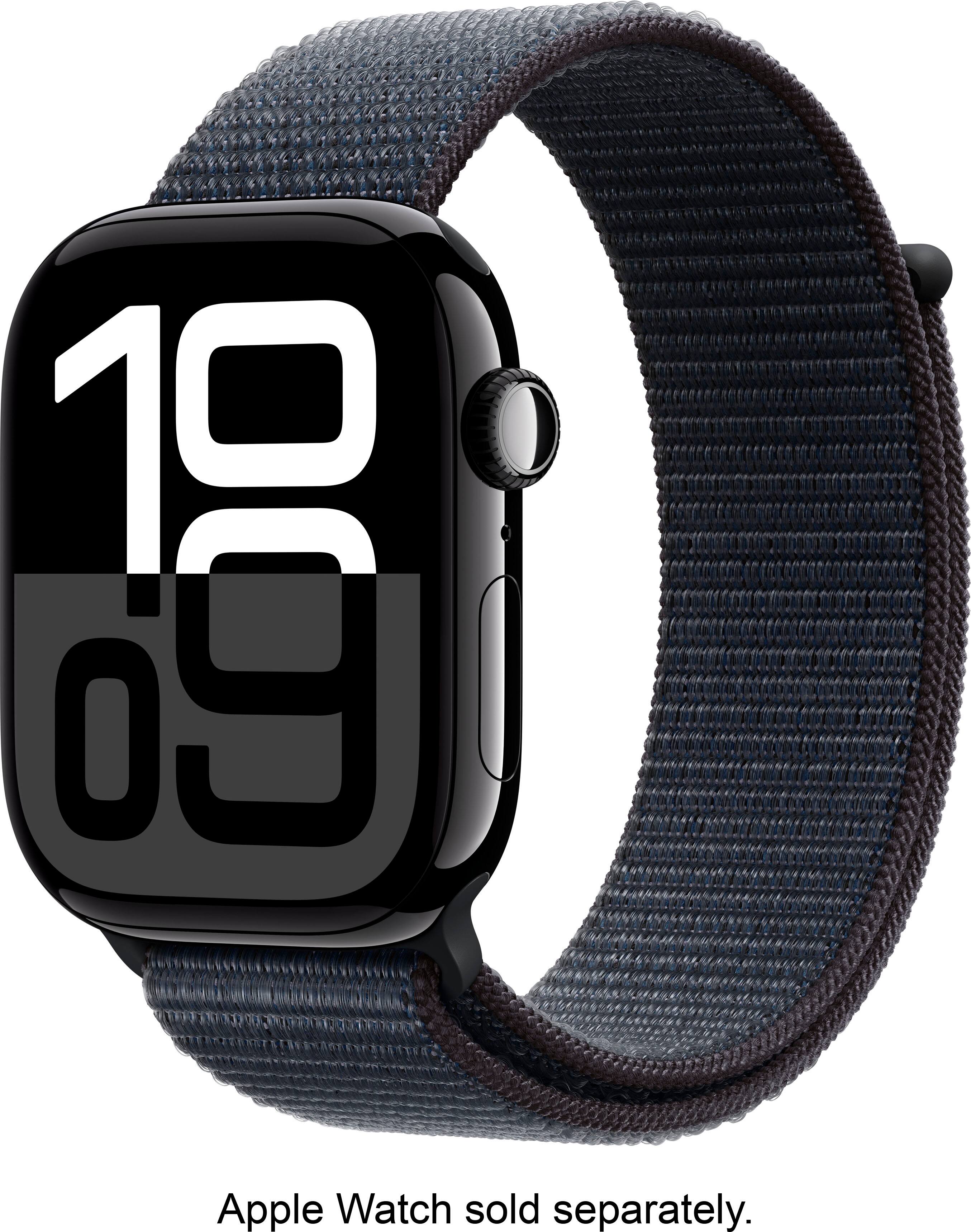 The text on the image reads "10 Apple Watch sold separately."