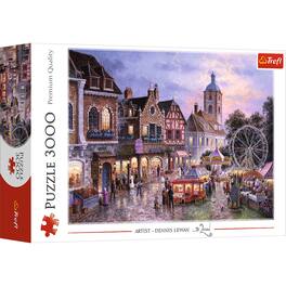Trefl - Red 3000 Piece Puzzle - Funfair / Art Licencing