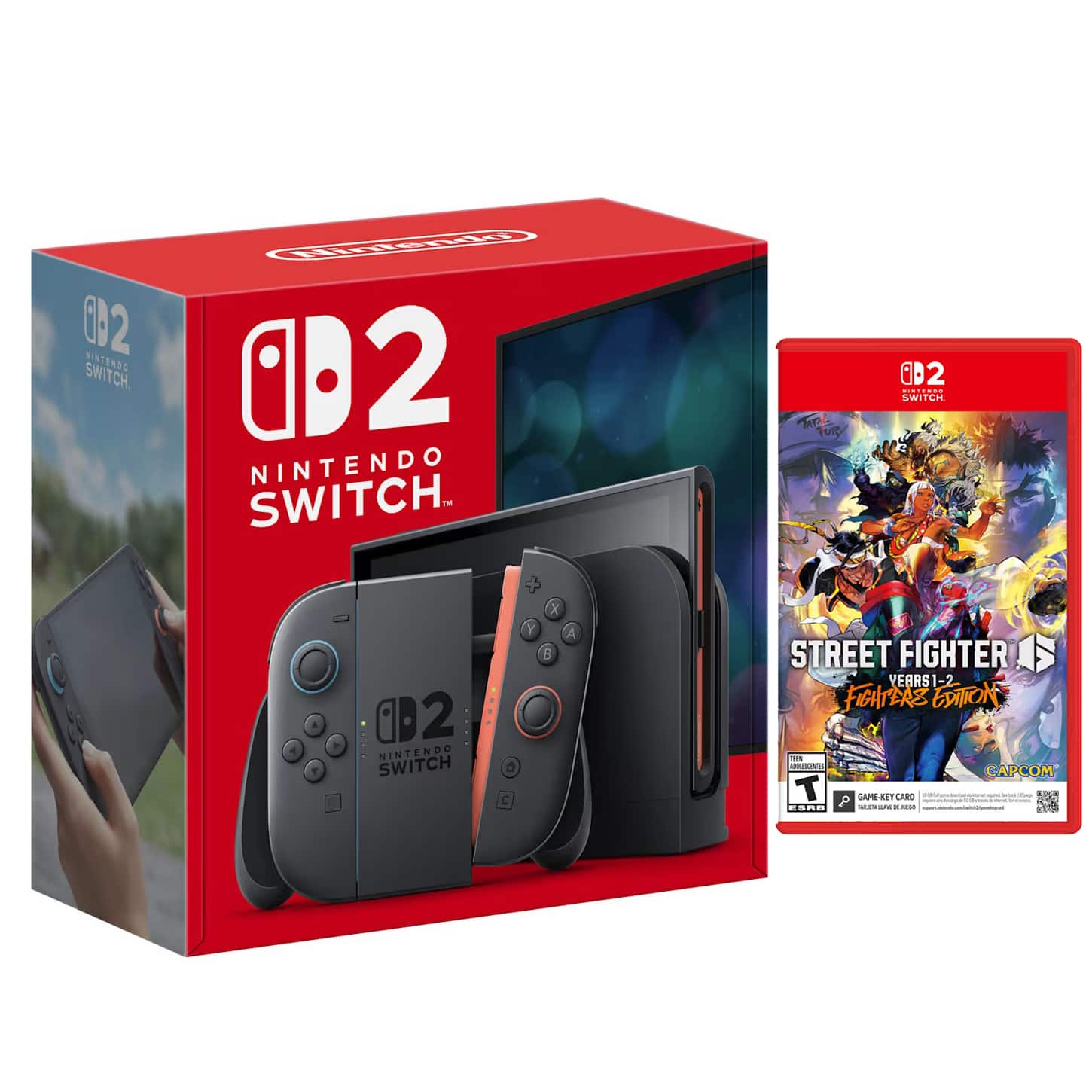 Switch 2 Video Game Console with Street Fighter 6 Bundle - Nintendo Switch 2