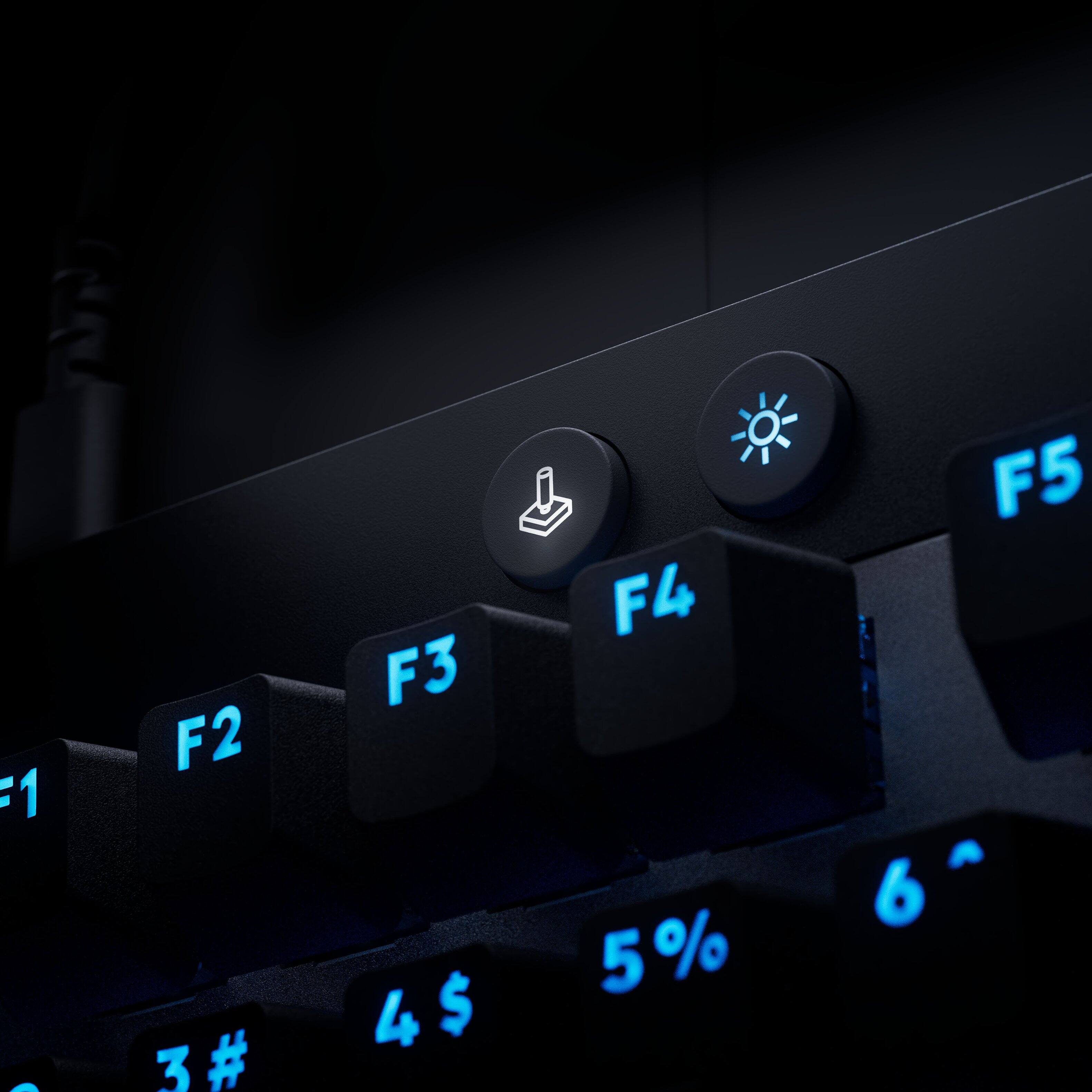 Alt View 20. Logitech - PRO X TKL RAPID Wired Hall-Effect Gaming Keyboard with Magnetic Analog Switch and Customizable RGB Lighting for PC - Black.