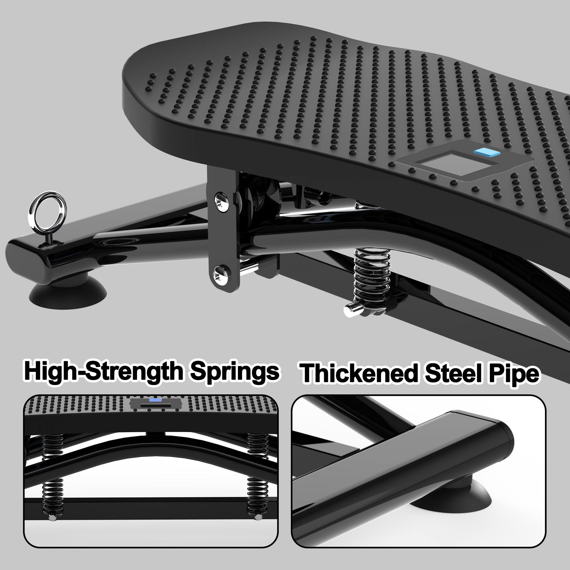 High-Strength Springs  
Thickened Steel Pipe