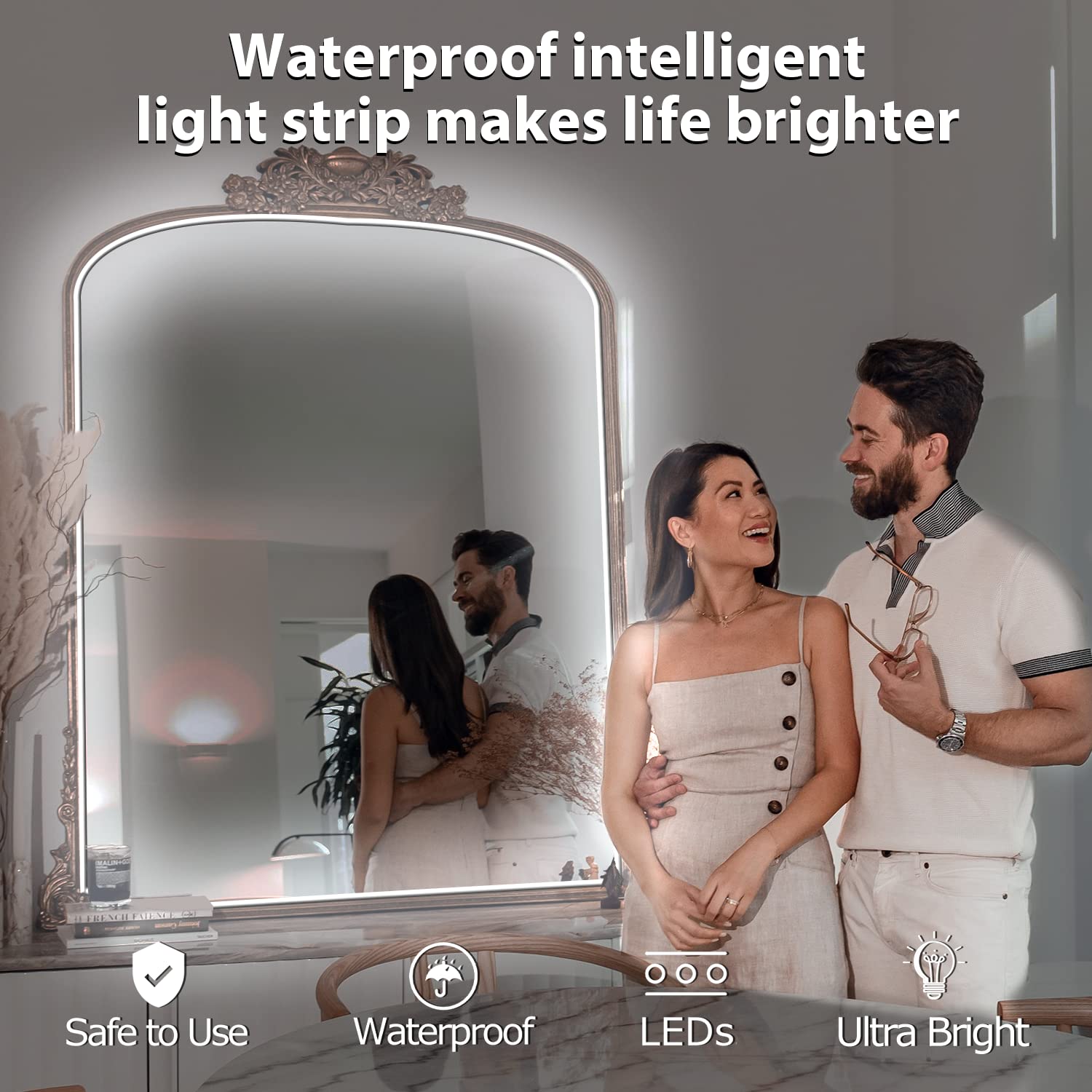 Waterproof intelligent light strip makes life brighter

- Safe to Use
- Waterproof
- LEDs
- Ultra Bright