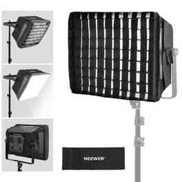 Neewer - Upgraded Softbox for PL60C RGB Light, Foldable, w/ Grid & Hood, NS6S