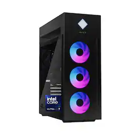 HP - OMEN 45L Gaming Desktop, Intel Core Ultra 7 265K, 32 GB RAM, 1 TB SSD, NVIDIA GeForce RTX 5070 Ti, Windows 11 Pro - Brushed Aluminum