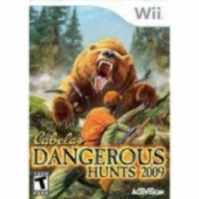 Wii  
Cabela's  
DANGEROUS HUNTS 2009  
Activision