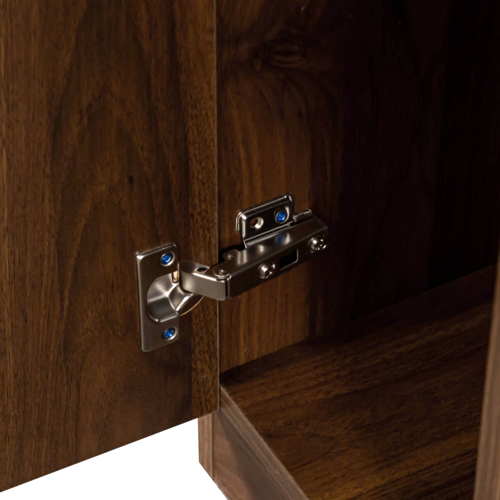 Alt View 2. Tiramisubest - Modern Multifunctional Extendable Dining Table with Outlet, Space Saving Expanding Table with Storage, Walnut - Walnut.